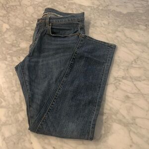 Brooks brothers mid wash slim jean 32x32”